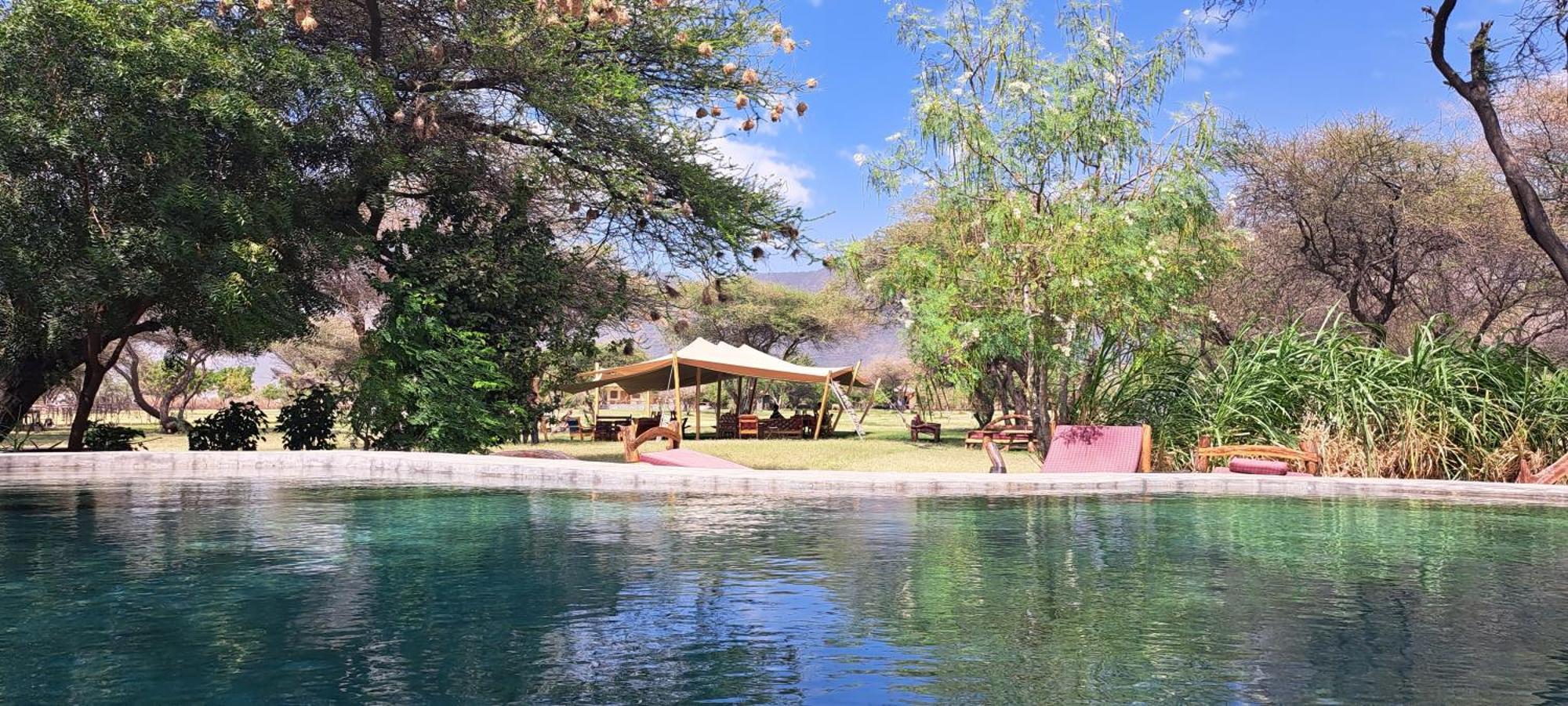 Lake Natron Maasai Giraffe Eco Lodge And Camping Mtowabaga Buitenkant foto