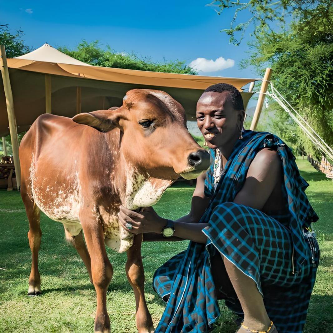 Lake Natron Maasai Giraffe Eco Lodge And Camping Mtowabaga Buitenkant foto